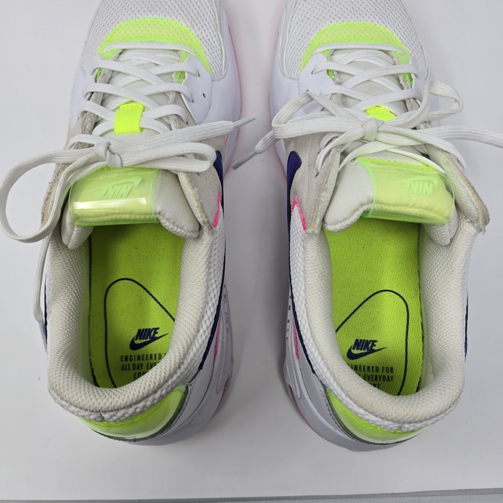 Nike Air Max Excee White Pink Neon Womens Size 12 / Mens Size 10.5 - Picture 10 of 14